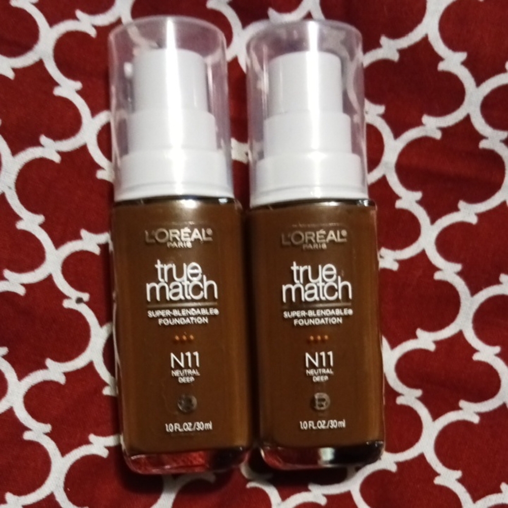 2 Pack L'Oreal True Match Foundation - Neutral Deep